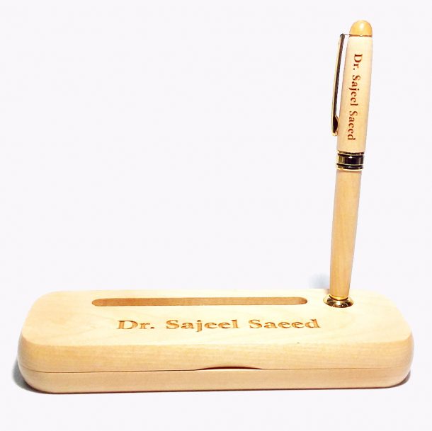 Executive Wooden Pen With Engraved Name - My Art