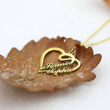 Customized Double Name Pendant