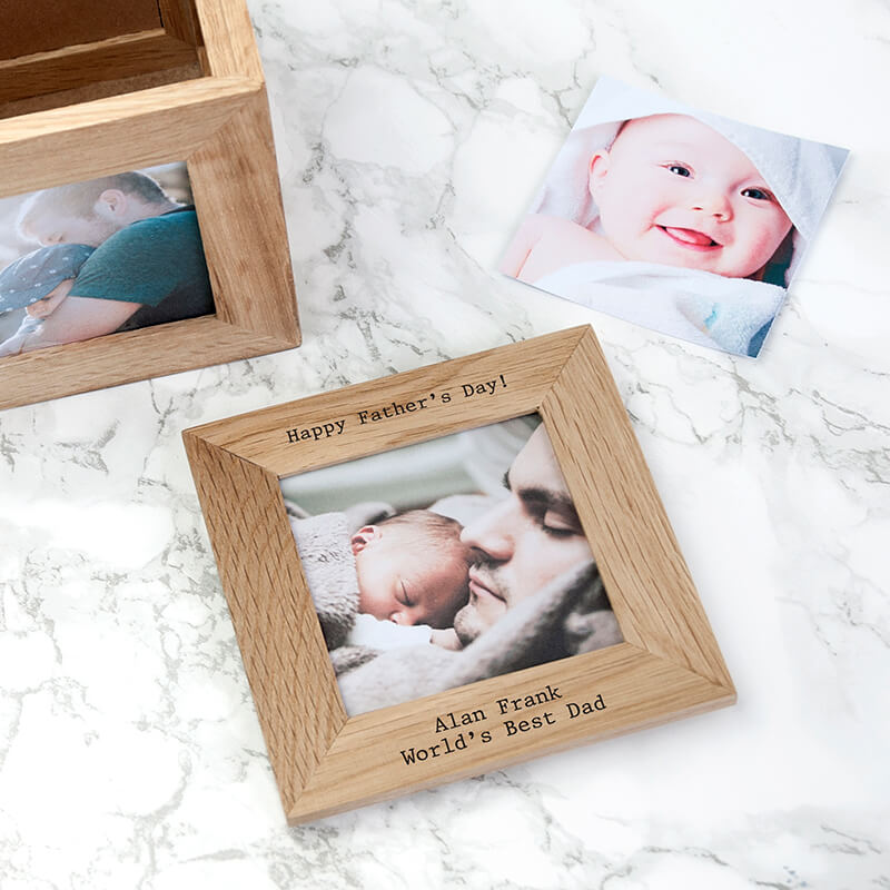 Personalised Photo Frame Keepsake Box - My Art