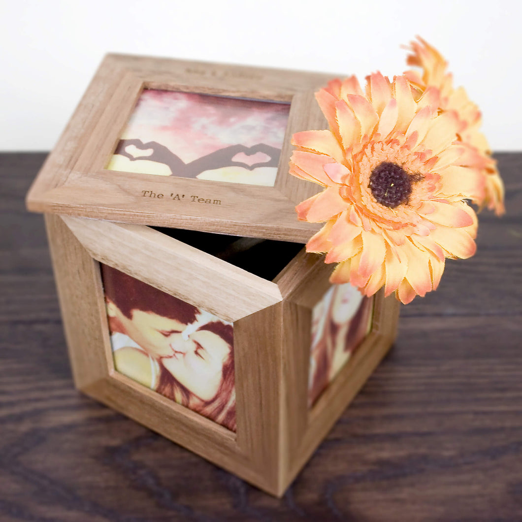 Personalised Photo Frame Keepsake Box - My Art