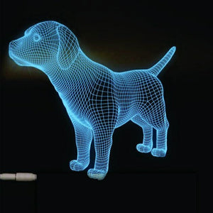 Dog 3D LED Night Light