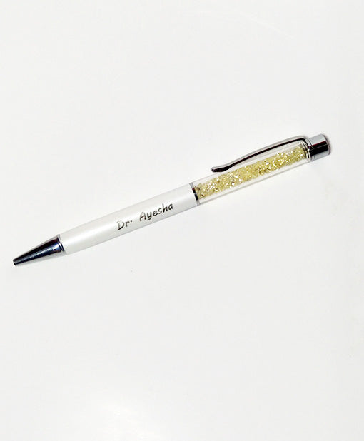 Crystal Diamond Pen With Engraved Name - My Art