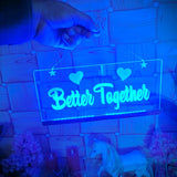 Personalised LED 3D Name Light – Custom Wall Hanging for Home, Office & Gift.