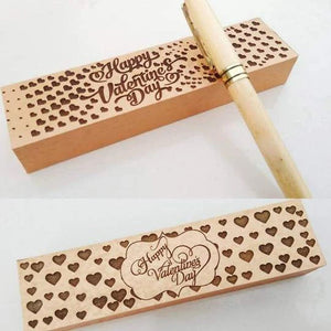 Wooden Name Engraved Pen With Box - My Art