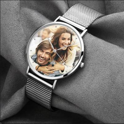 Personalized Metal Wrist Watch - My Art