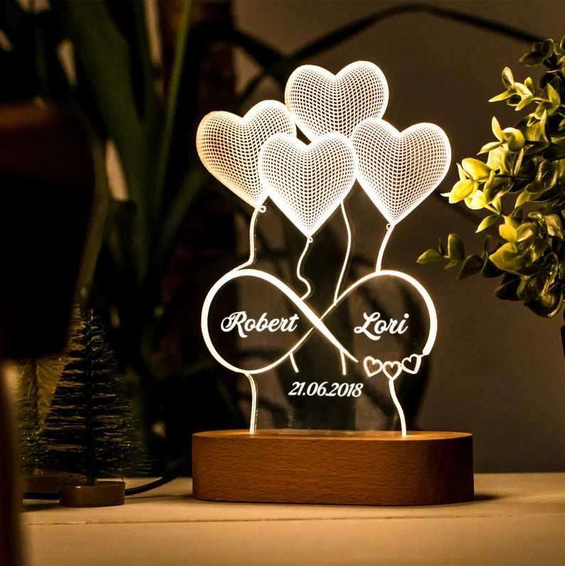 Personalized 3D Illusion Lamp