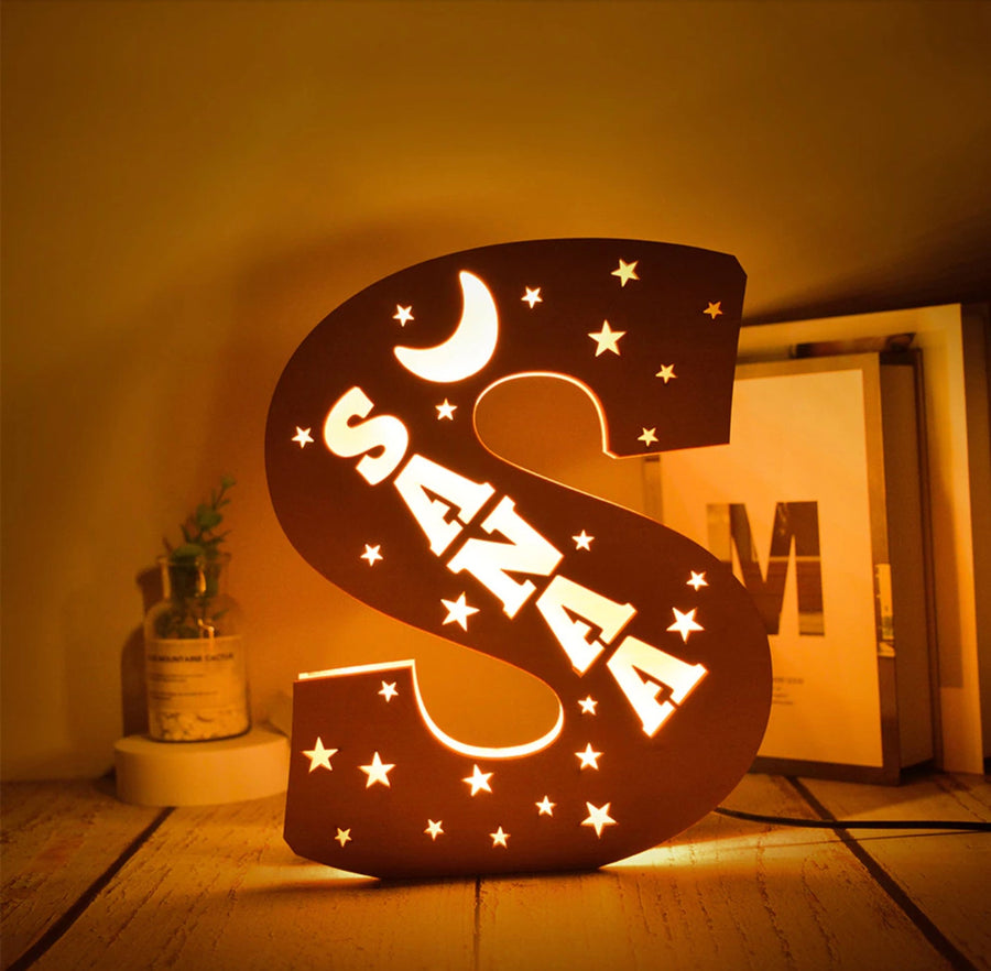 LED Night Light Letter | Personalized Name Gift